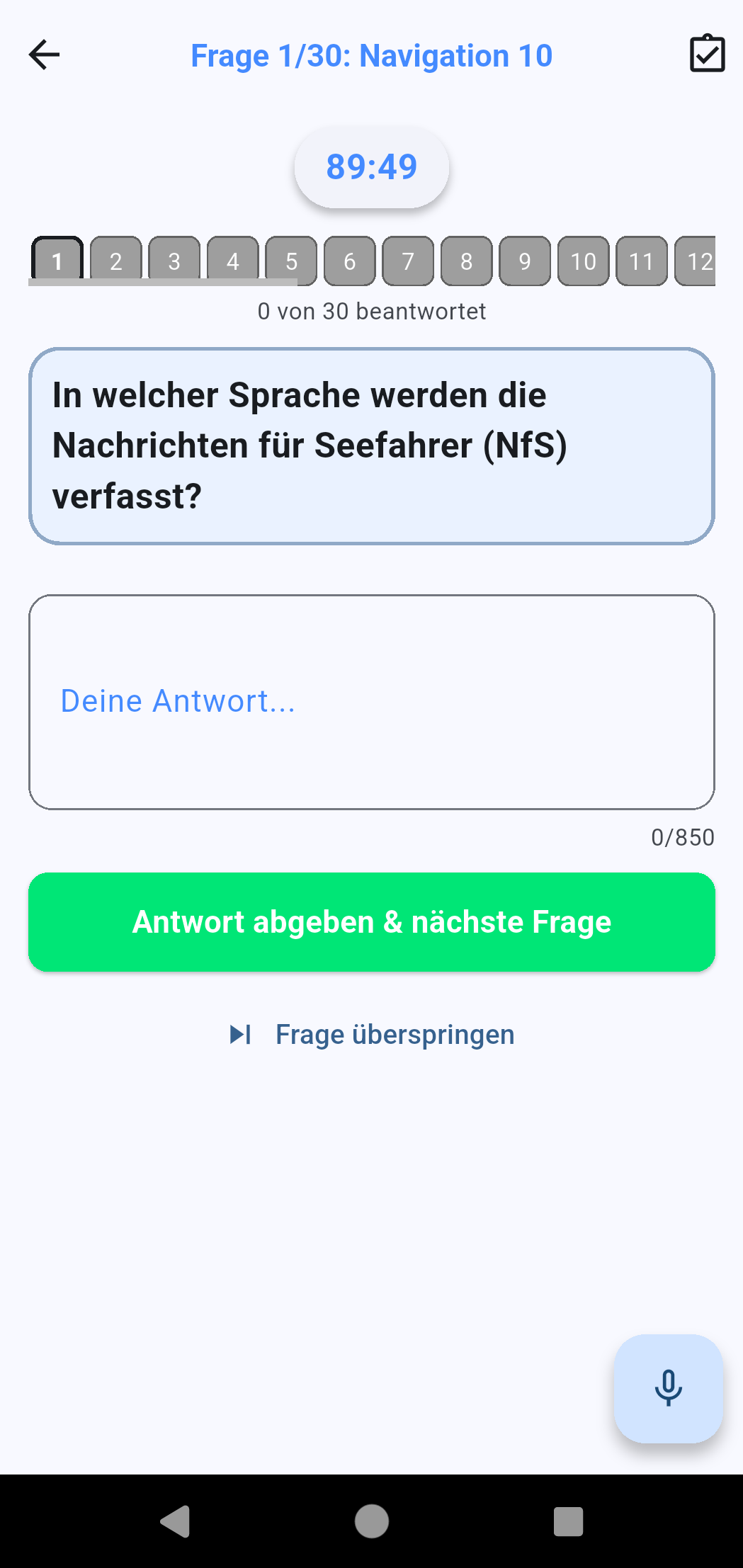 Einer der 15 amtlichen Bögen, in Bearbeitung.